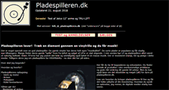 Desktop Screenshot of pladespilleren.dk